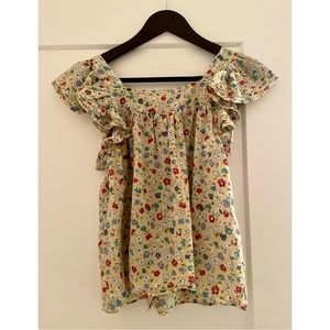 Doen Abelene Tasha Garden Print Top